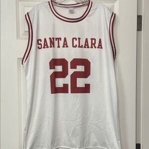 White and Red Santa Clara Jersey